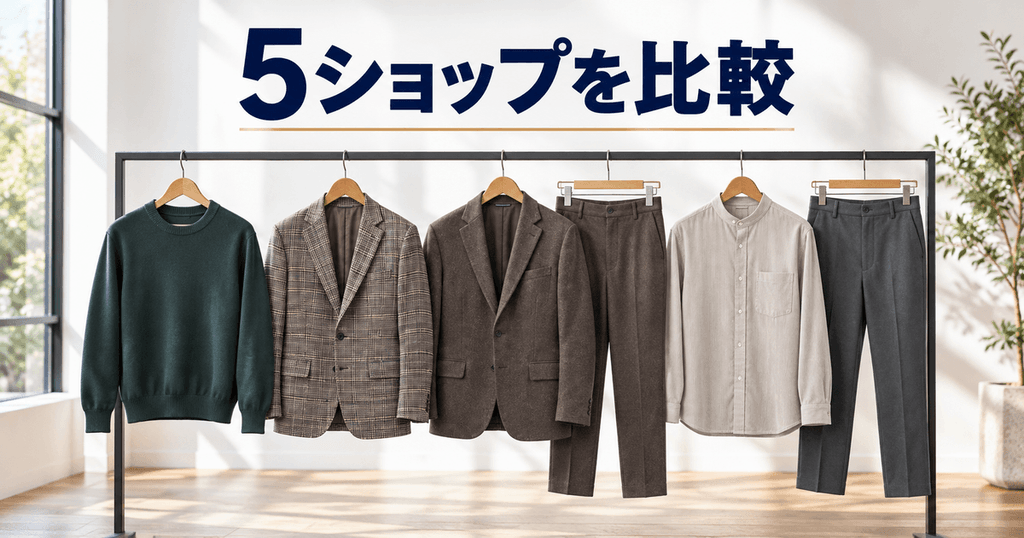 40代がユニクロの次に選ぶべきモール名店比較一覧表