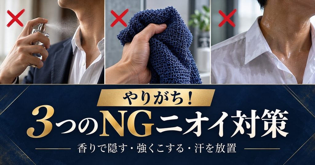 40代がやりがちな「逆効果になる3大NGニオイ対策」