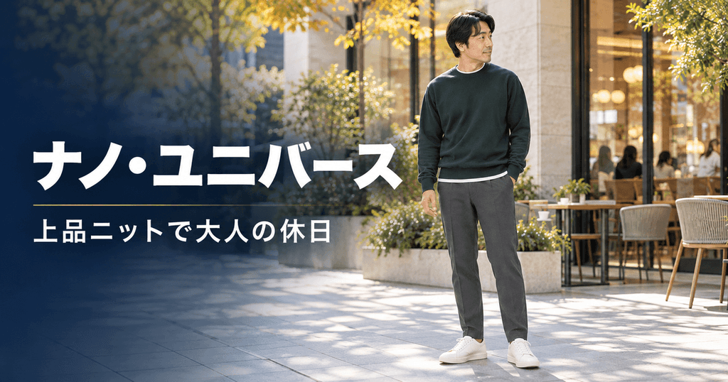 ナノ・ユニバース（nano・universe）：大人の色気とスマートな体型カバー