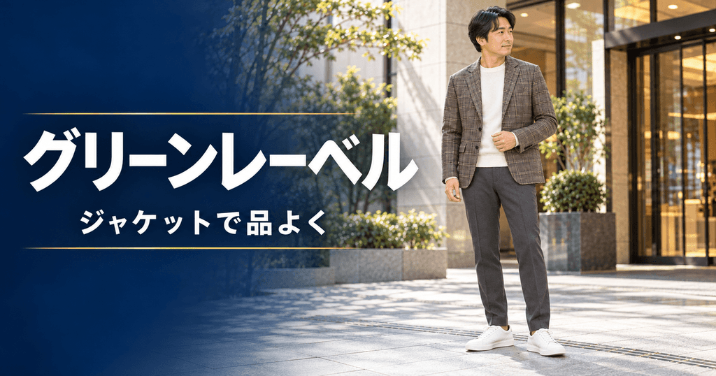 グリーンレーベル リラクシング（green label relaxing）：羽織るだけで圧倒的な大人の品格