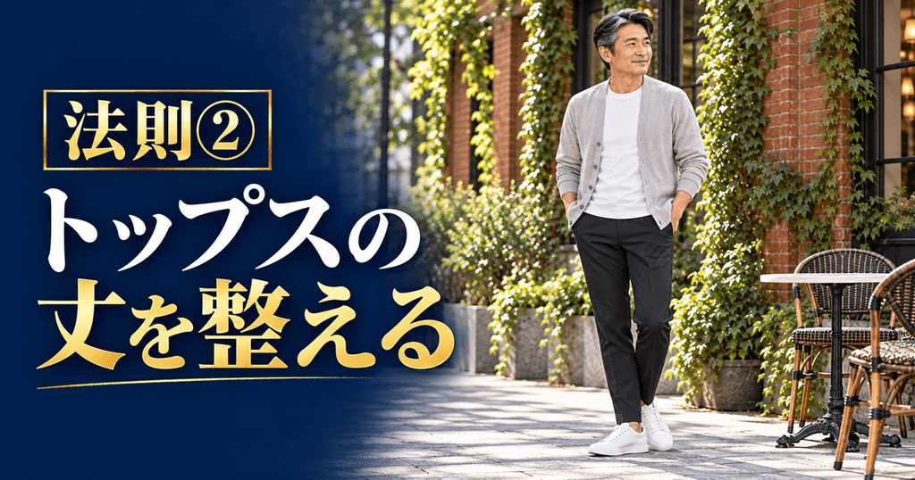 法則② センタープレスとトップスのバランスを整える