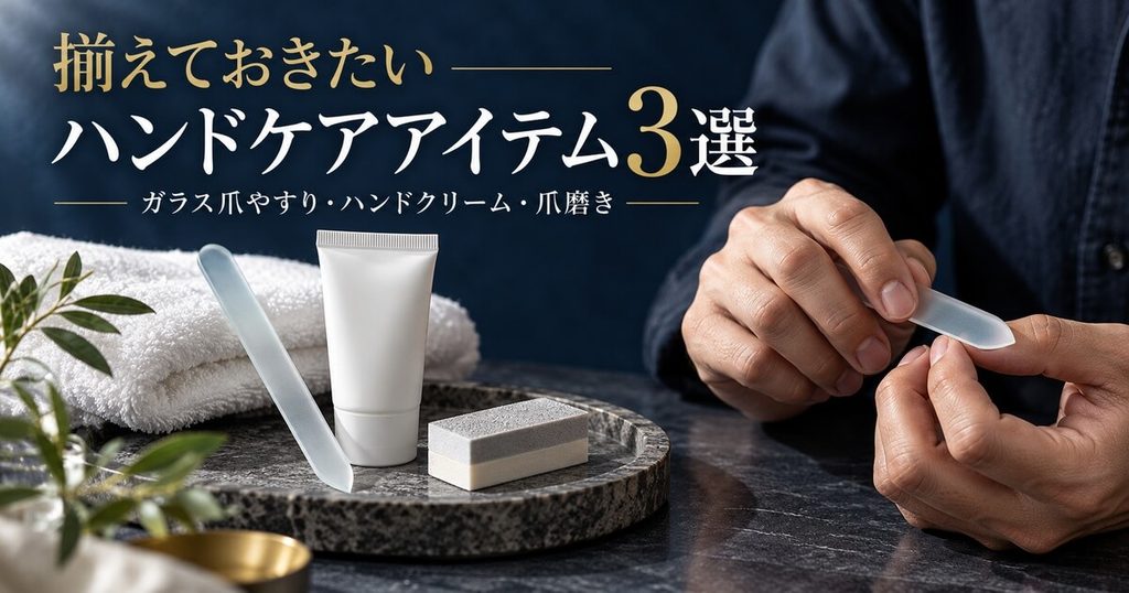 40代男性が揃えるべき「神ハンドケアアイテム3選」