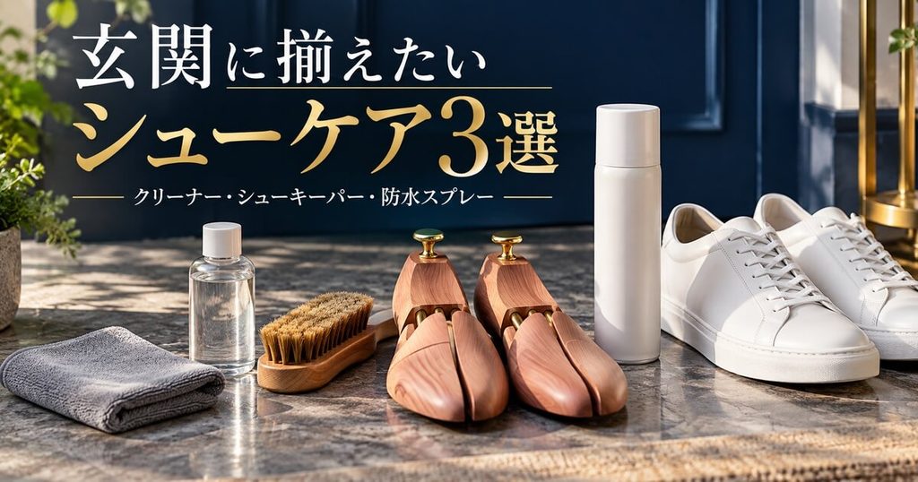 40代が玄関に常備すべき「神シューケア3選」