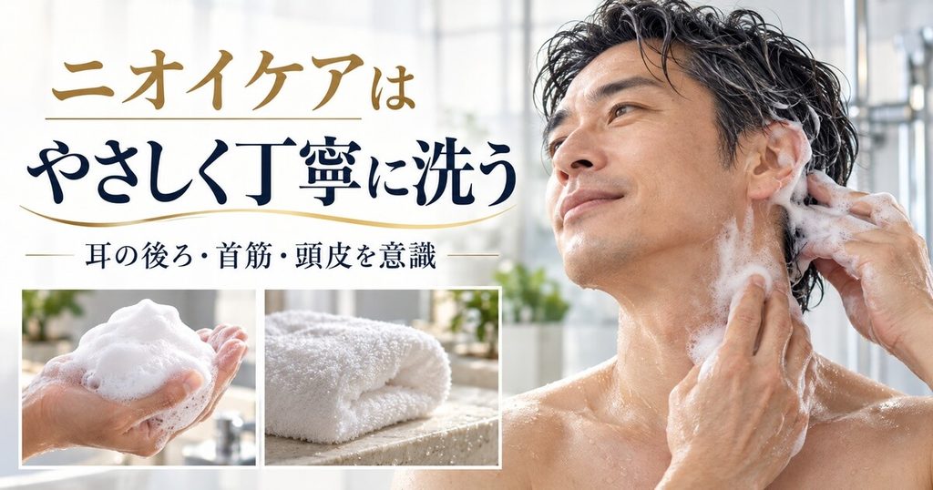 ニオイを元から断つ！40代の正しい入浴＆身体の洗い方