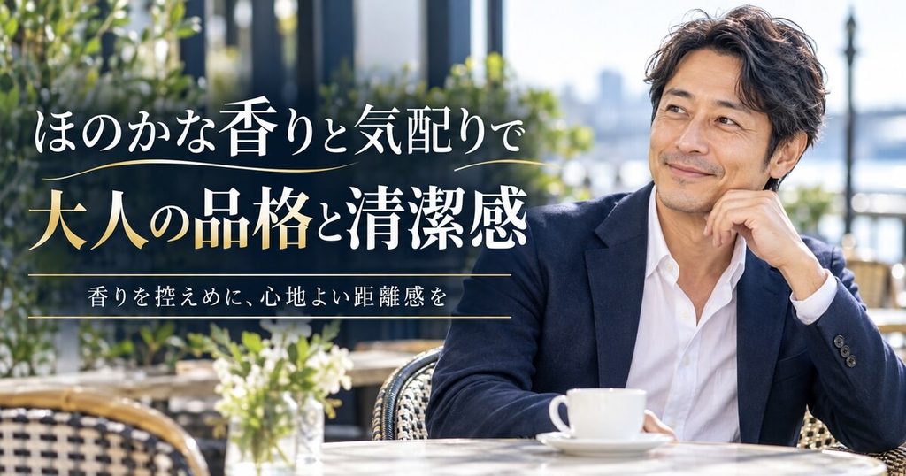 まとめ：ほのかな香りで「大人の品格と清潔感」を漂わせよう