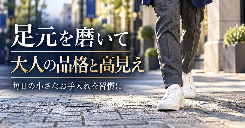 まとめ：足元を磨くだけで「大人の品格と高見え」は手に入る
