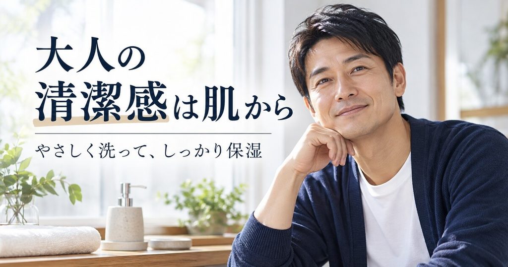 まとめ：正しい洗顔と保湿で「大人の清潔感」は作れる