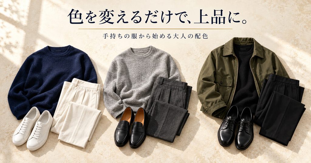 まとめ：色を変えるだけでユニクロは高級服に見違える