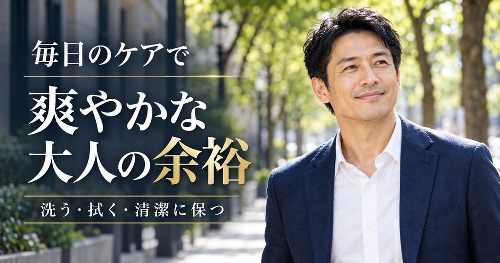 まとめ：ニオイの元を断ち「爽やかな大人の余裕」を手に入れよう